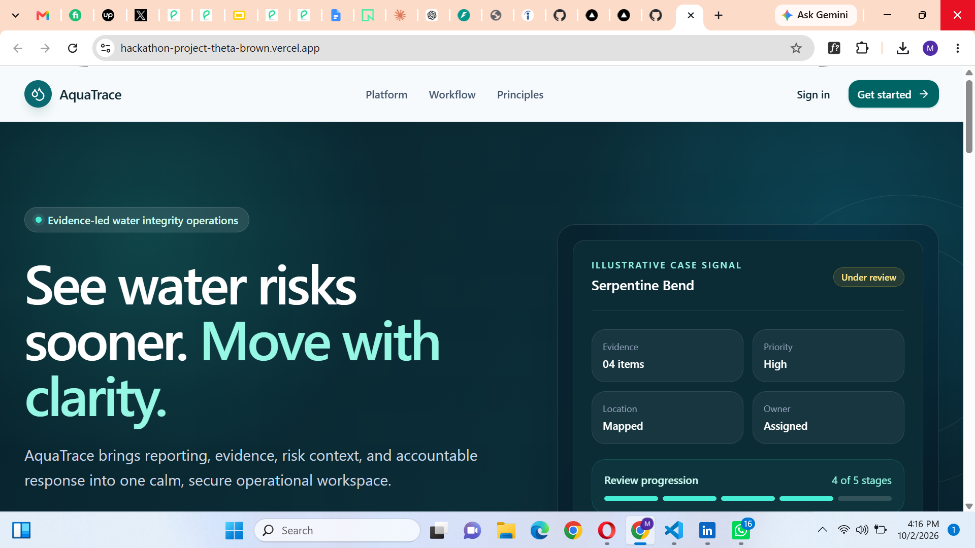 AquaTrace – AI-Powered Water Monitoring & Incident Detection